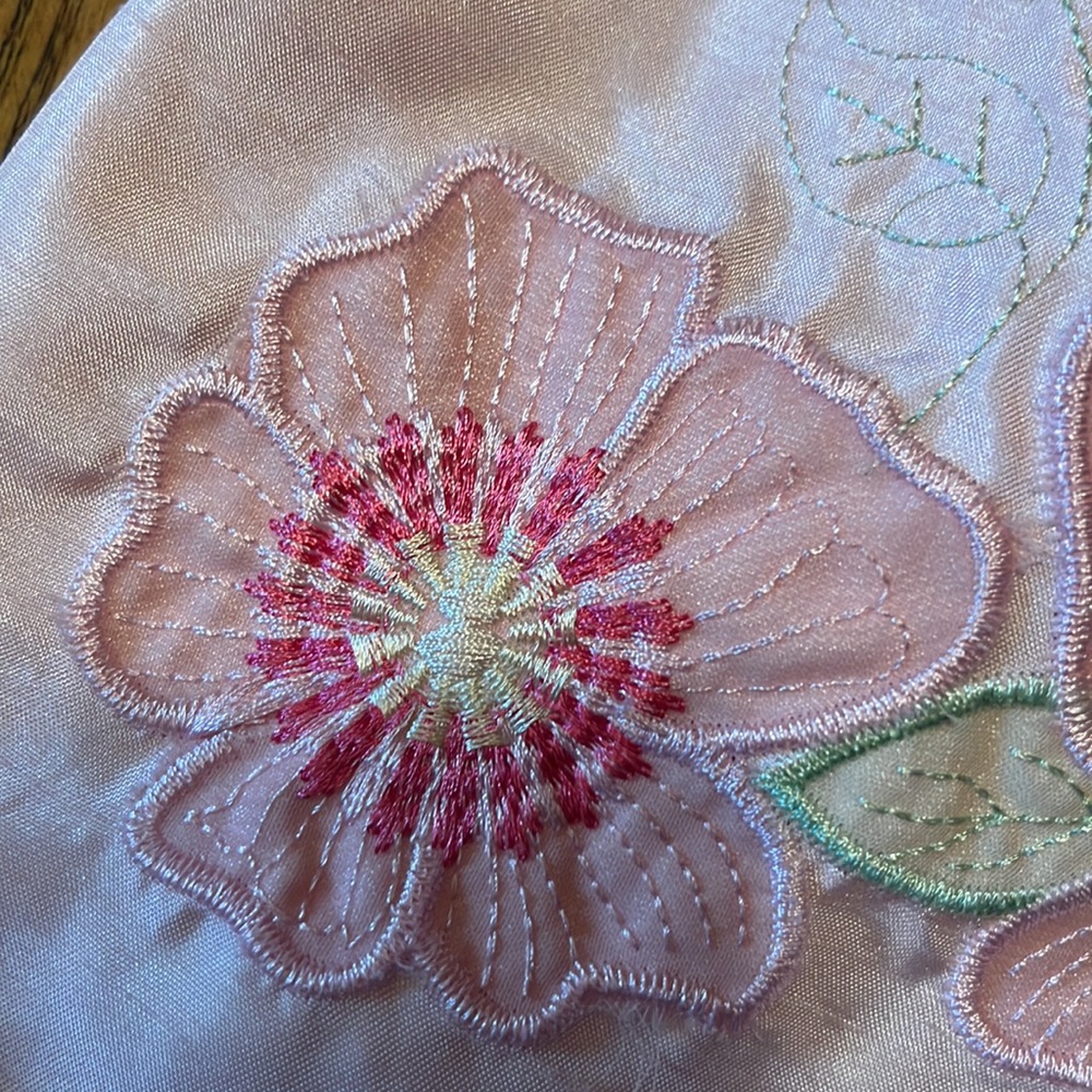 Worn once George pink embroidered flower dress - Picture 4 of 16